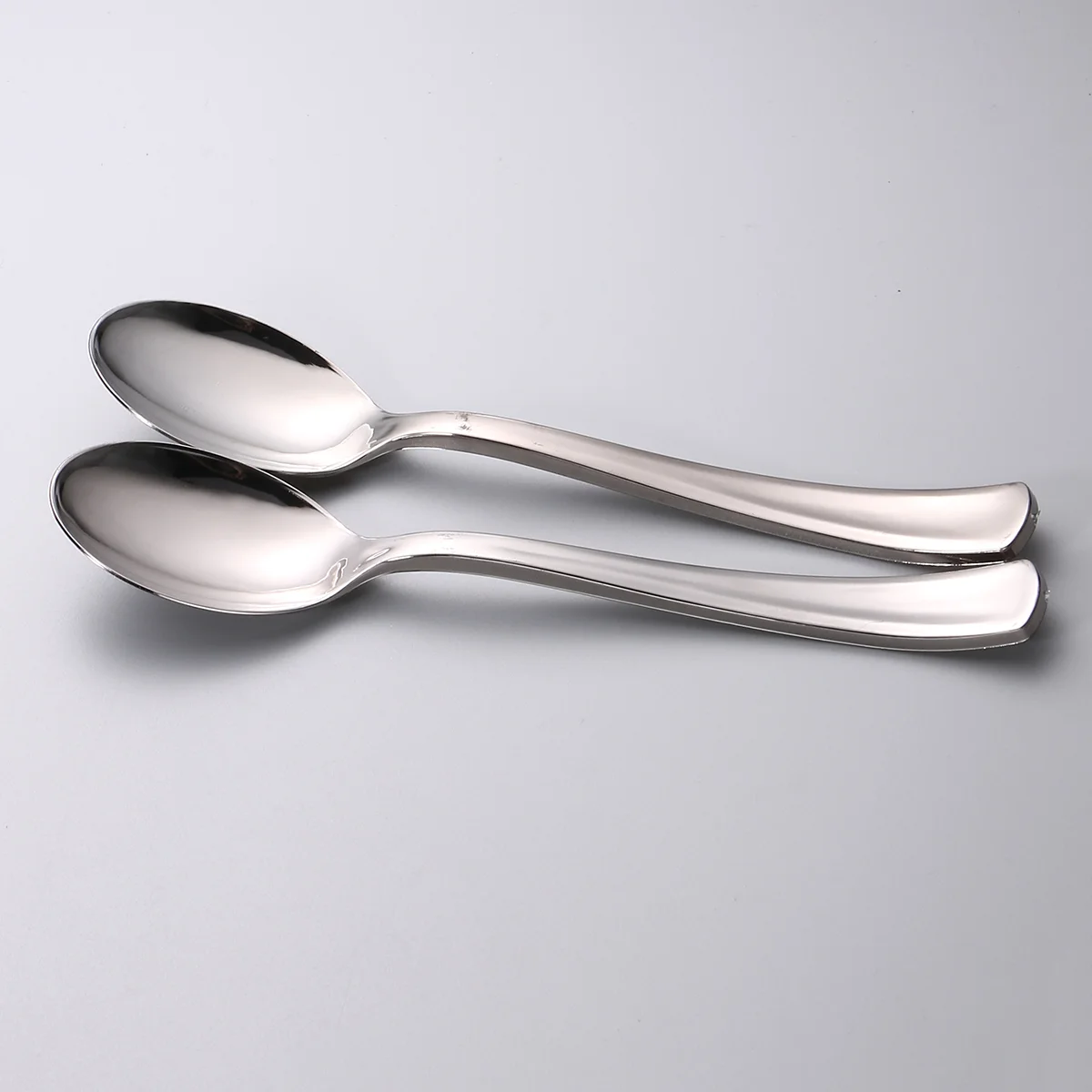 

36pcs Mini Dessert Cake Spoon Stainless Steel Finish for Party Banquet Wedding (Silver)