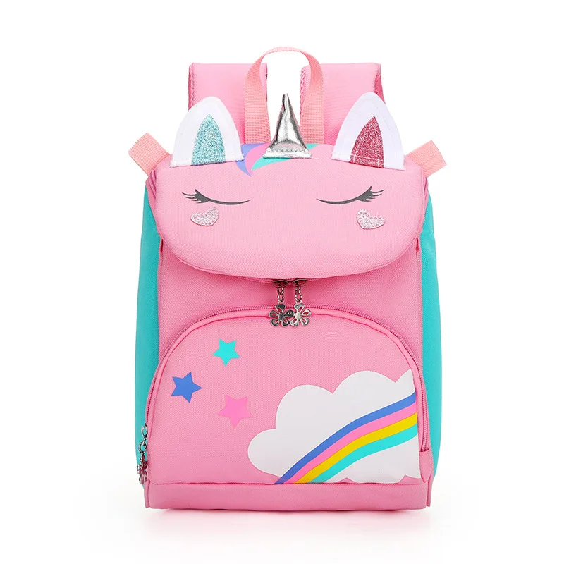 Children Cartoon Unicorn Dinosaur Small Backpacks In Kindergarten New Girl Boy Cute Fashion Anti Lost Schoolbags Drop Shipping