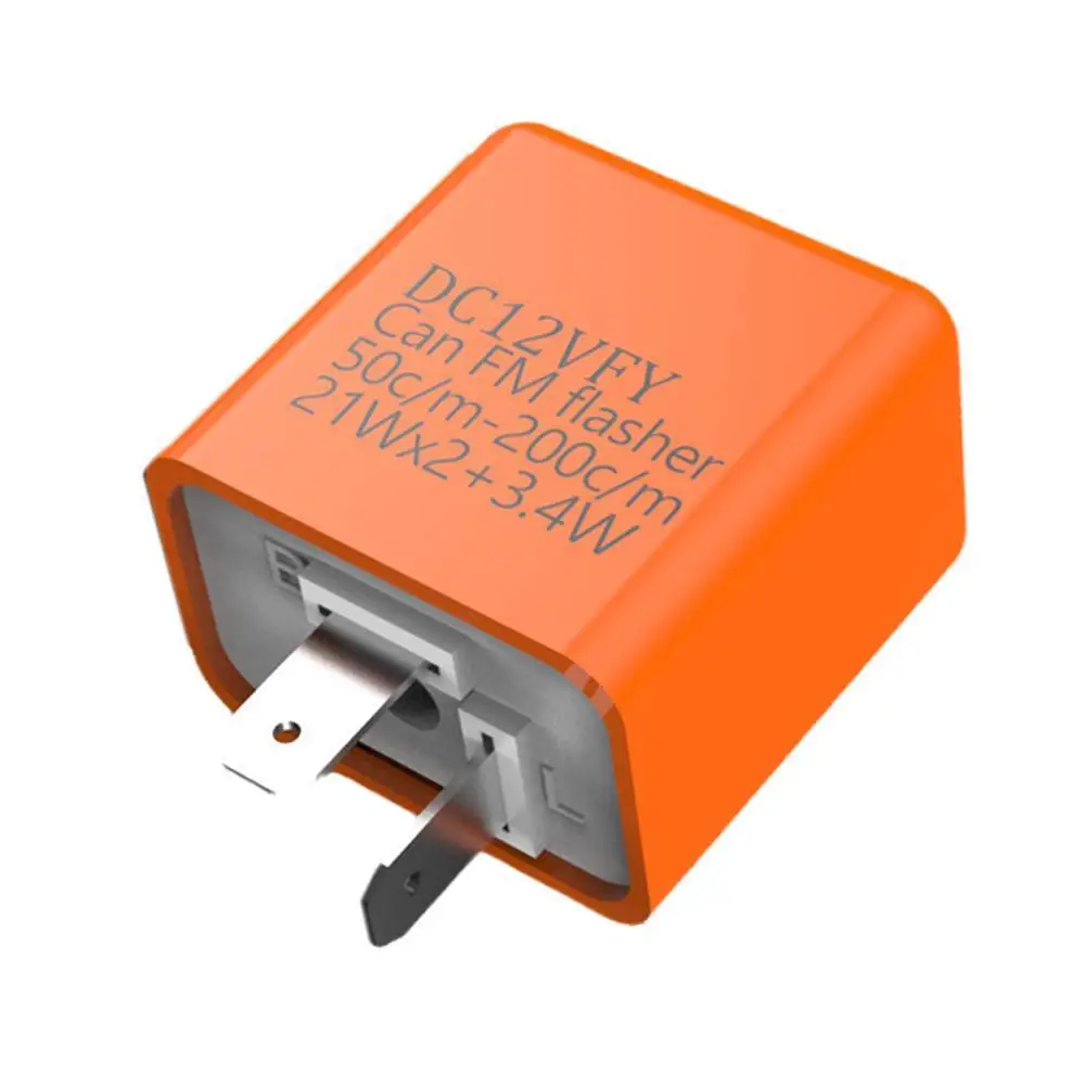 2-контактное светодиодное мигающее реле 12 В Регулируемая частота поворотников