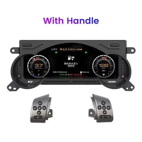 12,3-дюймовый ЖК-цифровой кластер приборной панели для TOYOTA FJ LAND CRUISER 2007-2024, спидометр, виртуальная приборная панель, измеритель кабины