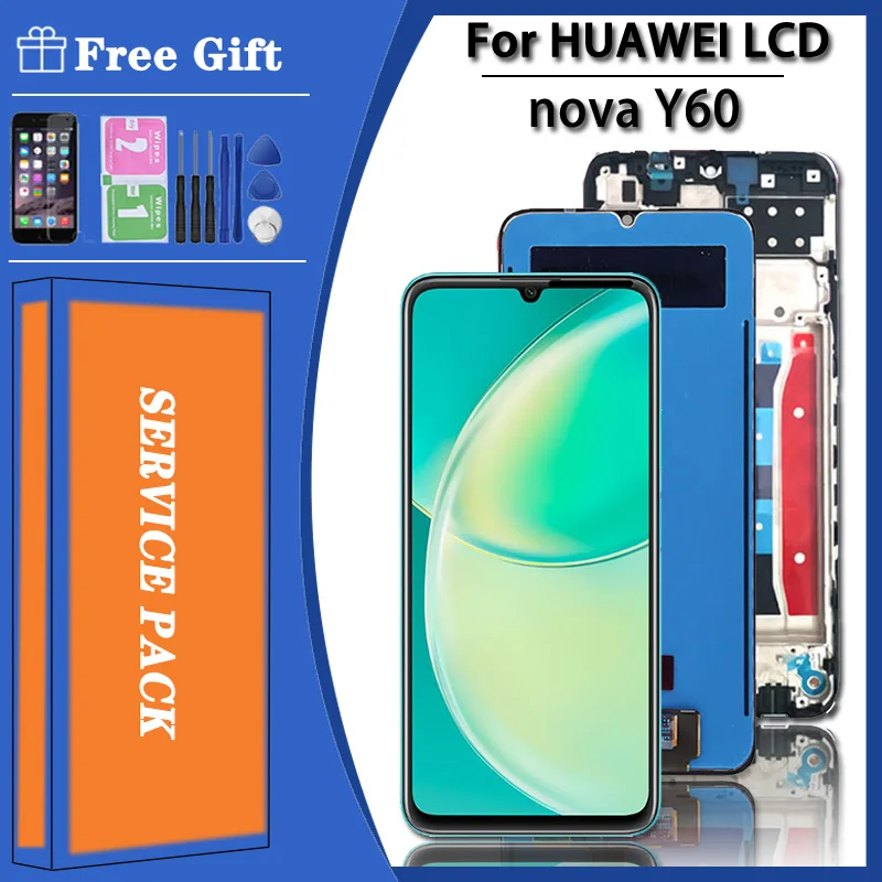 

6,6 "оригинальный для Huawei nova y60 Wukong-L29A ЖК-дисплей сенсорный экран сменный дигитайзер в сборе для nova y60 фоторамка