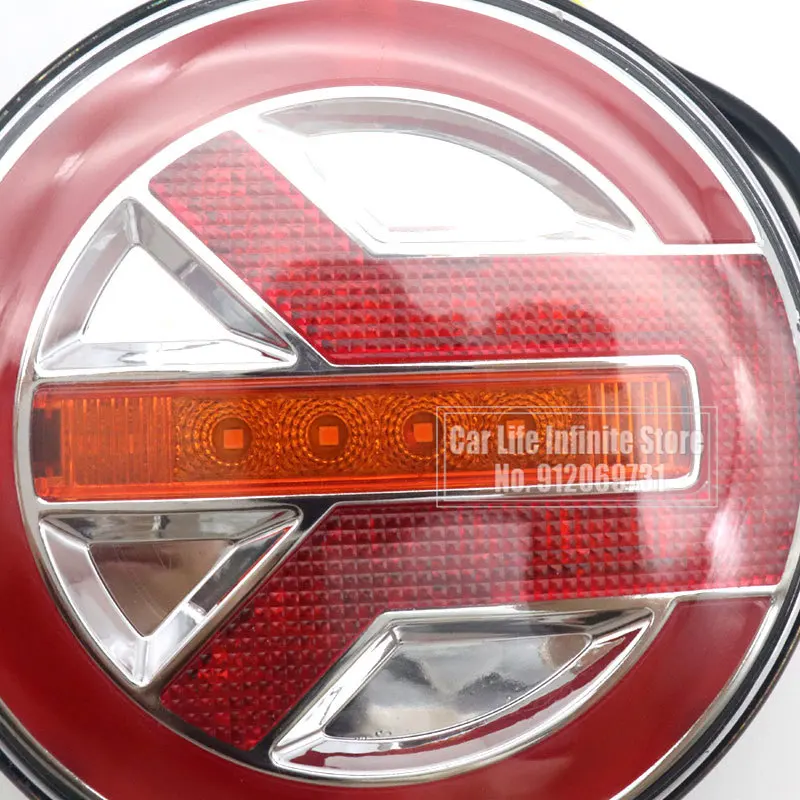 4x5 5 дюйма для грузовика прицепа динамический поворот фонарь заднего хода 12 В/24 В