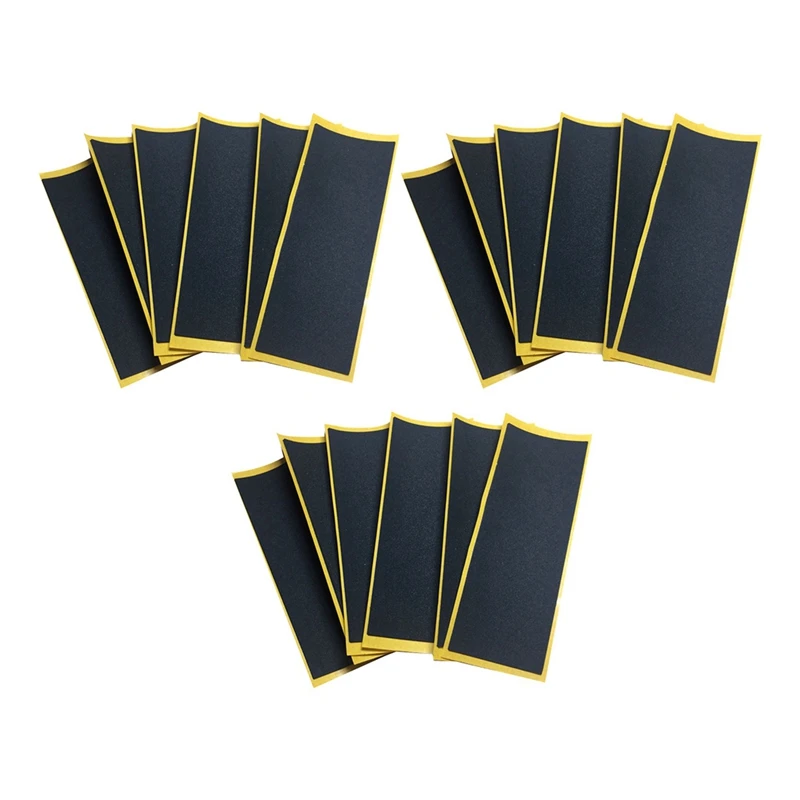 

60Pcs/Lot Black Fingerboard Deck Uncut Tape Stickers Black Foam Grip Tape Stickers 38Mmx110mm