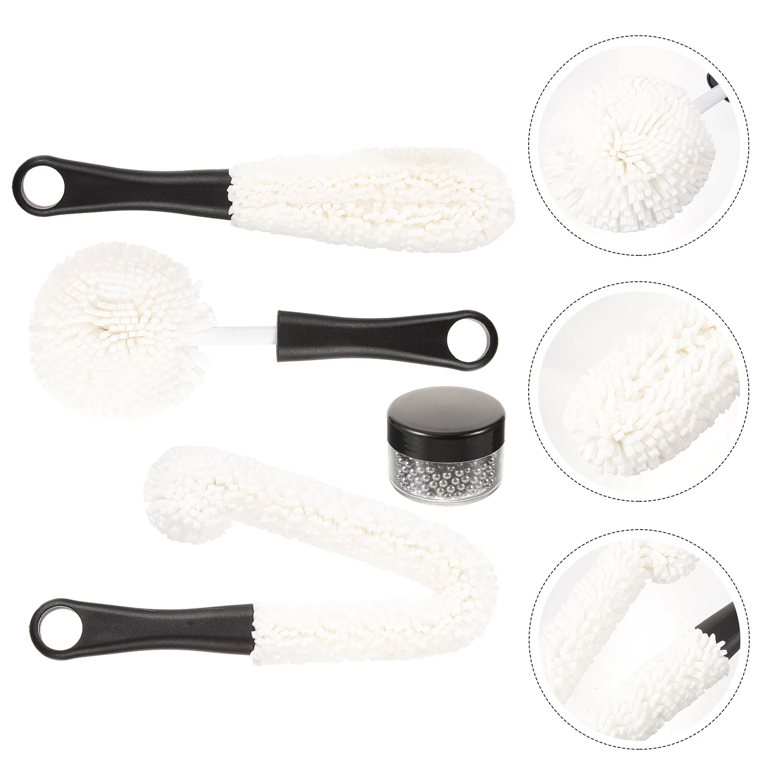 

Glass Cleaner Cleaning Brush Cup Brushes Decanted Goblet Plastic Cups Bottle Decanter Cleaners