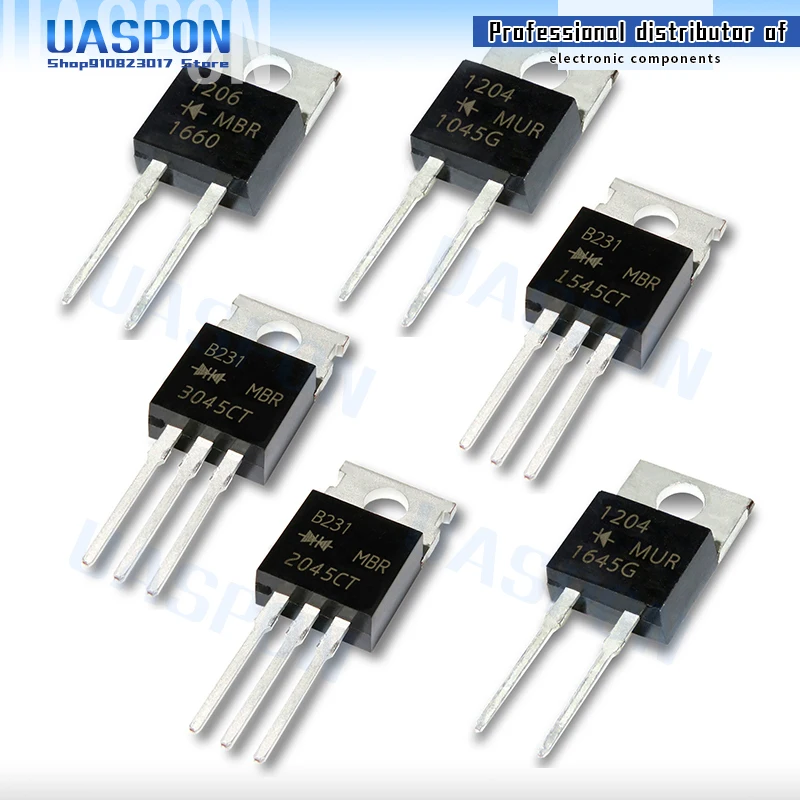 10 шт. MBR2045CT MBR2045 диод Шоттки MBR1545CT MBR3045CT MBR1545 MBR3045 MBR1045G MBR1645G MBR1645 MBR1660 MBR1660G