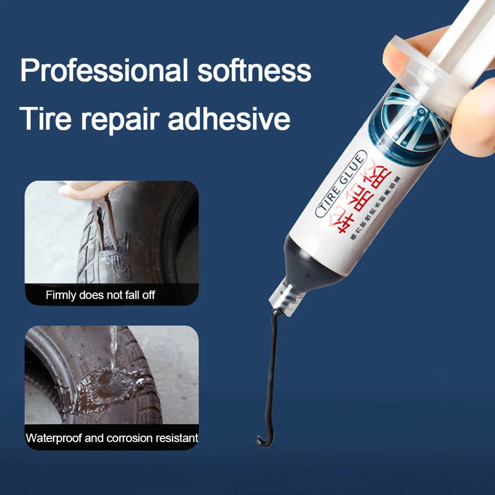 

30ml Auto Tire Repair Adhesive Patches Glue Bicycle Car Tyre Cement Repair Tool