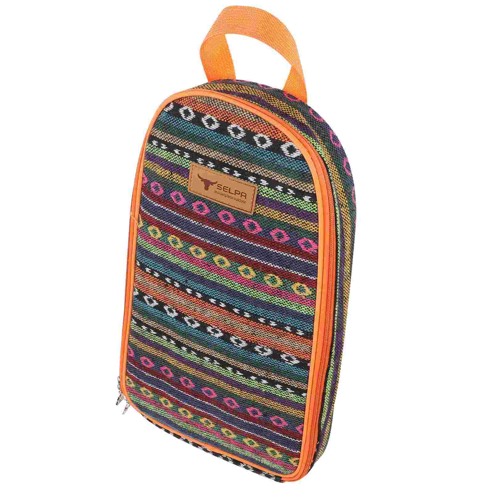 

Camping Cooking Storage Bag Water Bottle Tote Organizer Bags Travel Folk-custom