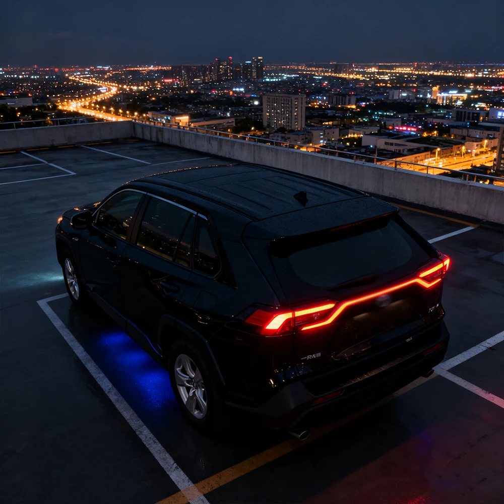 Фото Для Toyota RAV4 2020-2025: Обновленный задний фонарь в сборе, динамический светодиодный, прямой монтаж, аксессуары Plug-and-Play №3