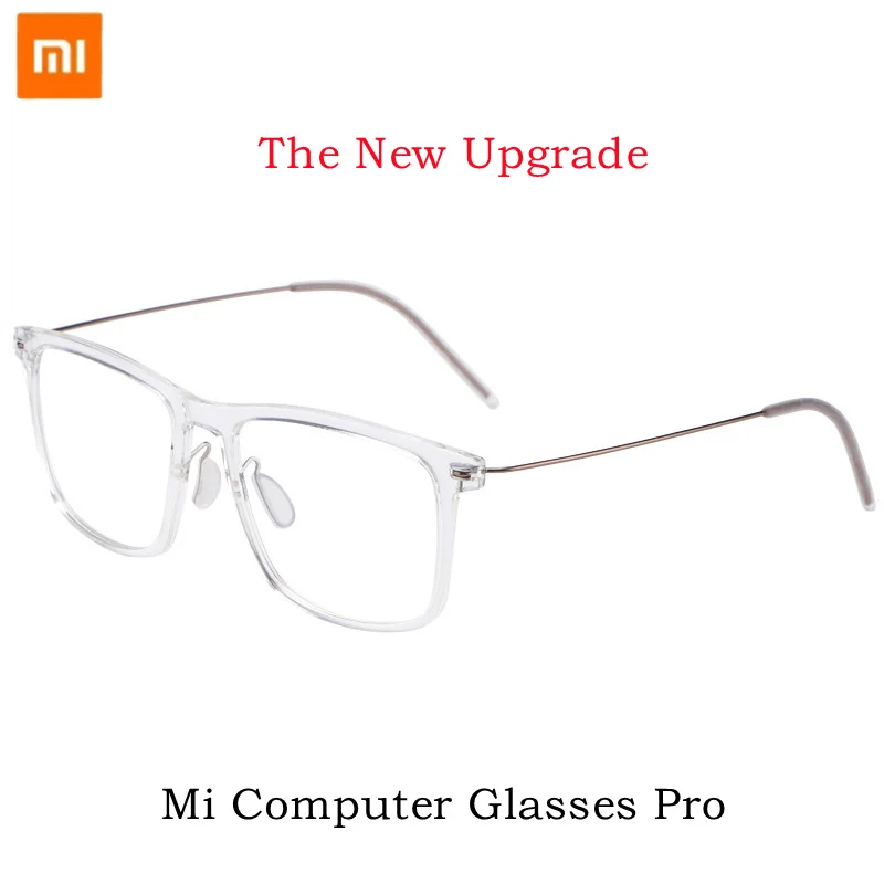 

Xiaomi Men And Women Retro Transparent Ultra Light TR Glasses Frame Myopia Optical Prescription Blue Light Blocking Eyewear 999