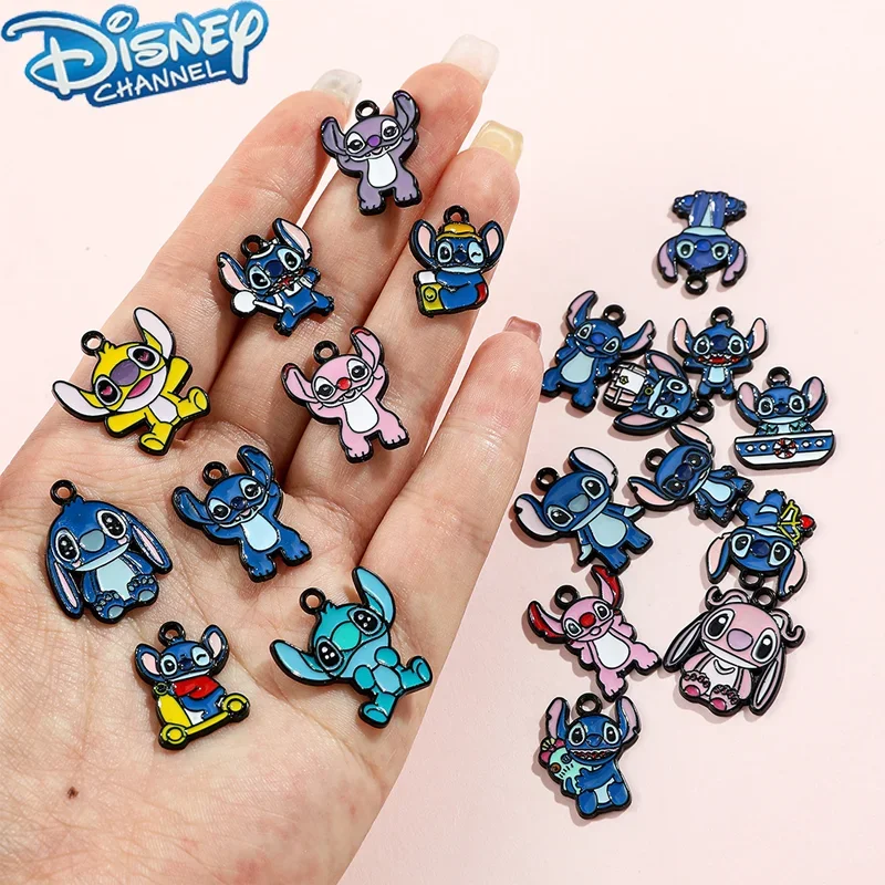 Disney Stitch аниме мультфильм новый кавайный кулон аксессуары для детей DIY ожерелье