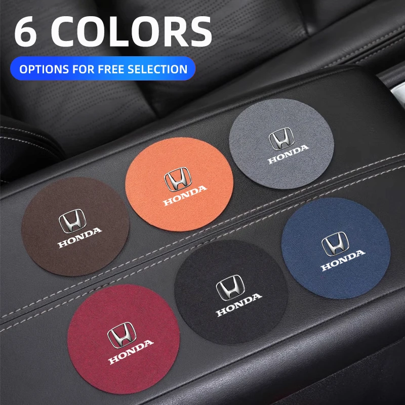 2 шт. автомобильные кожаные подставки для воды противоскользящие коврики