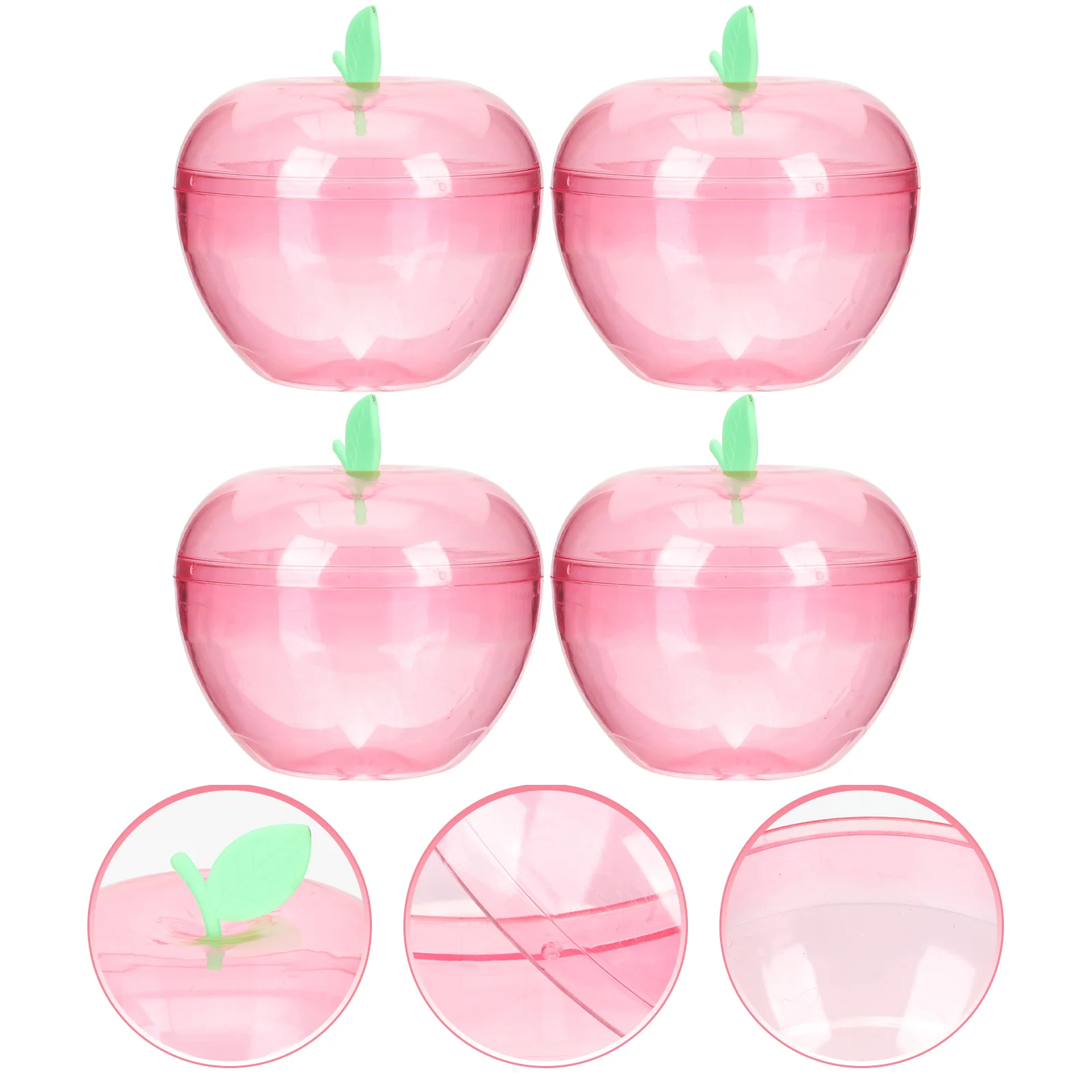 

Candy Box Apples Christmas Container Shaped Jarcontainers Party Fillable Favorpackaging Ornaments Boxesfilled Decorations Gift