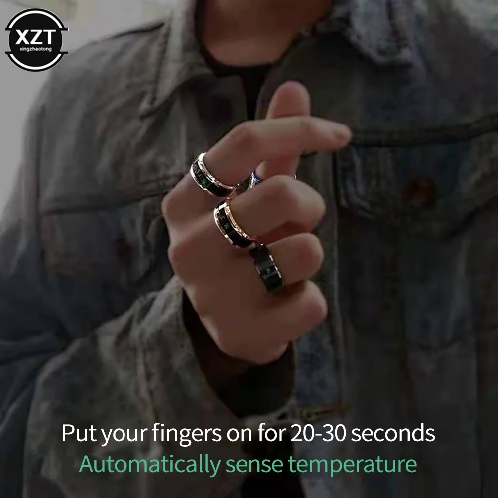 Многофункциональное водонепроницаемое умное парное кольцо с функцией измерения