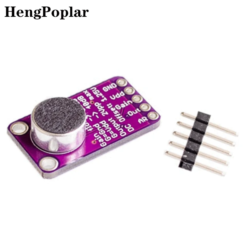 

MAX9814 high performance microphone AGC amplifier module CMA-4544PF-W New original