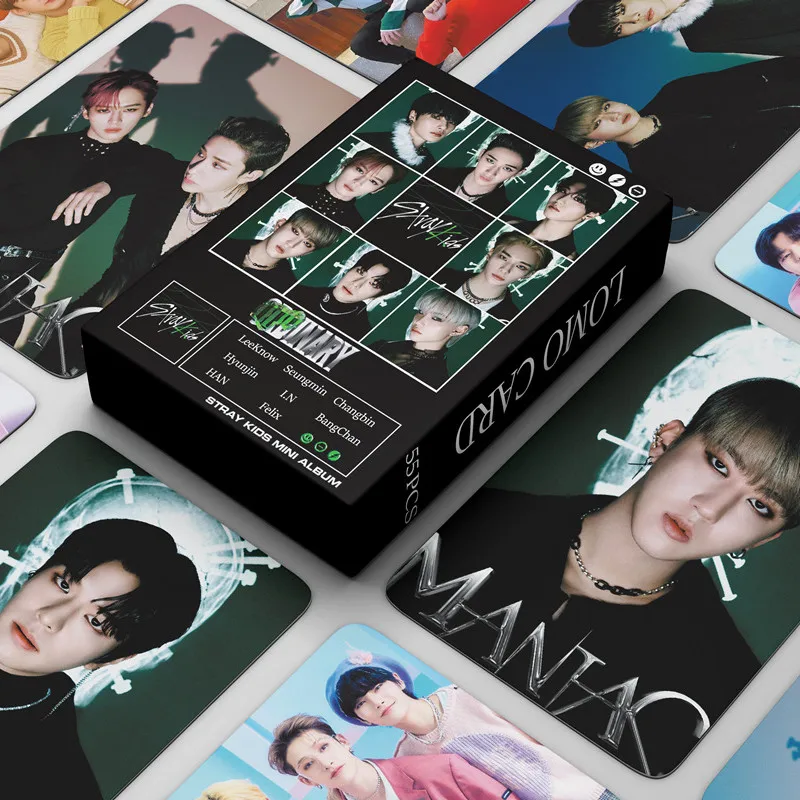 

55Pcs/Set Kpop Stray Kids CIRCUS Postcards ODDINARY New Album Lomo Cards HD Photocards Fans Collection Gift