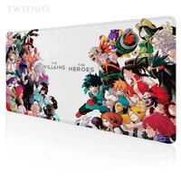 anime my hero academia mouse pad gaming xl mousepad xxl desk mats mouse mat office natural rubber anti slip laptop mice pad