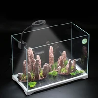 led mini fish tank fill light aquarium aquatic lighting lamp plant light usb clip lamp 7w 5v three color smart dimming