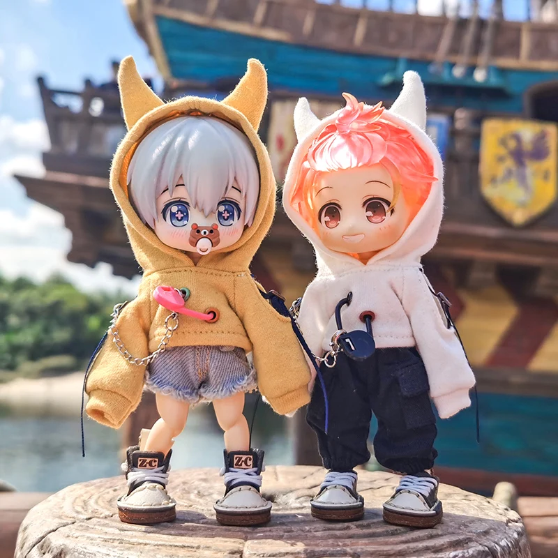 

Ob11 Clothing Accessories Seal Little Devil Bodyguard Molly Doll Clothing Round Is 12 Points BJD GSC Element