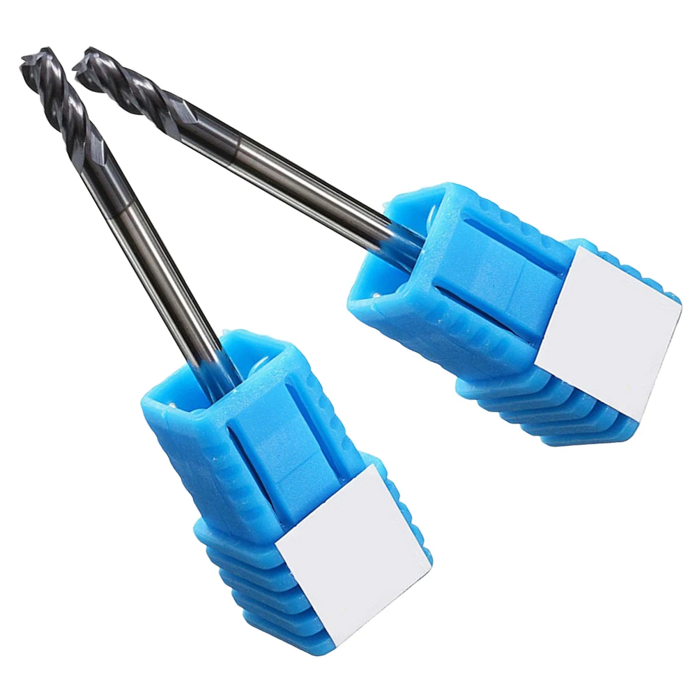 

2pcs Carbide End Mill 3mm Shank Drill Bit Milling Cutter HRC51 Metalworking Tool Router Bit