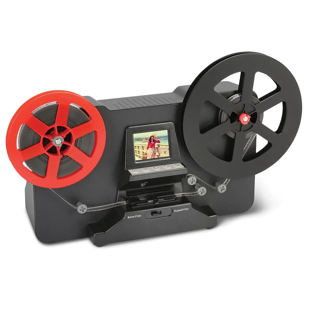 

Заводской oem 8 мм рулонная пленка и Super8 рулонная пленка сканер Цвет 2,4 'TFT ЖК-дисплей цифровой пленочный сканер