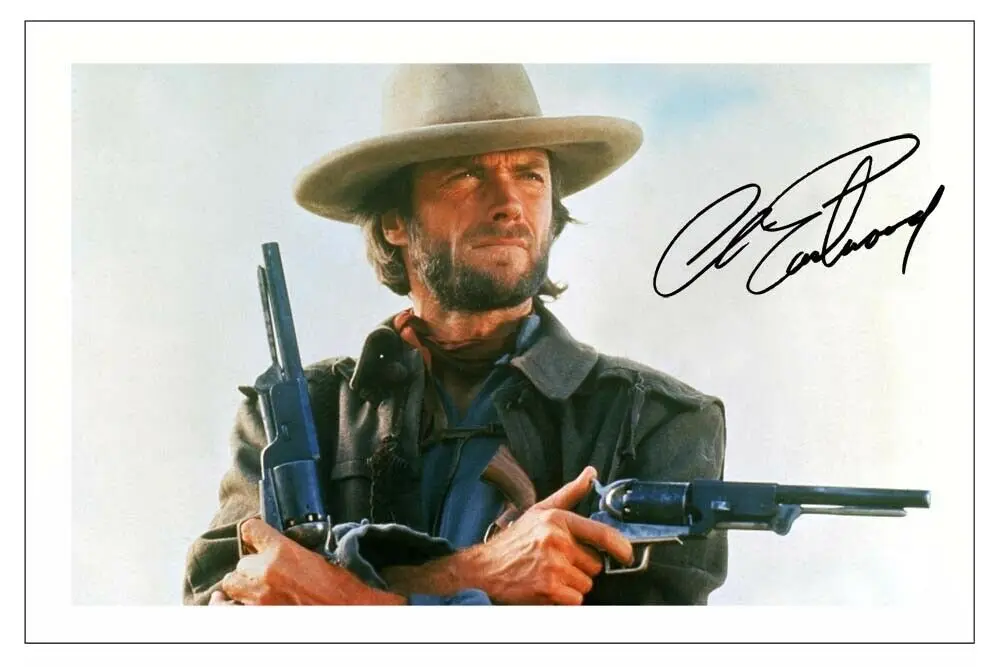 CLINT EASTWOOD, Фотопечать, художественный холст, плакат для гостиной, украшение для дома, Настенная картина