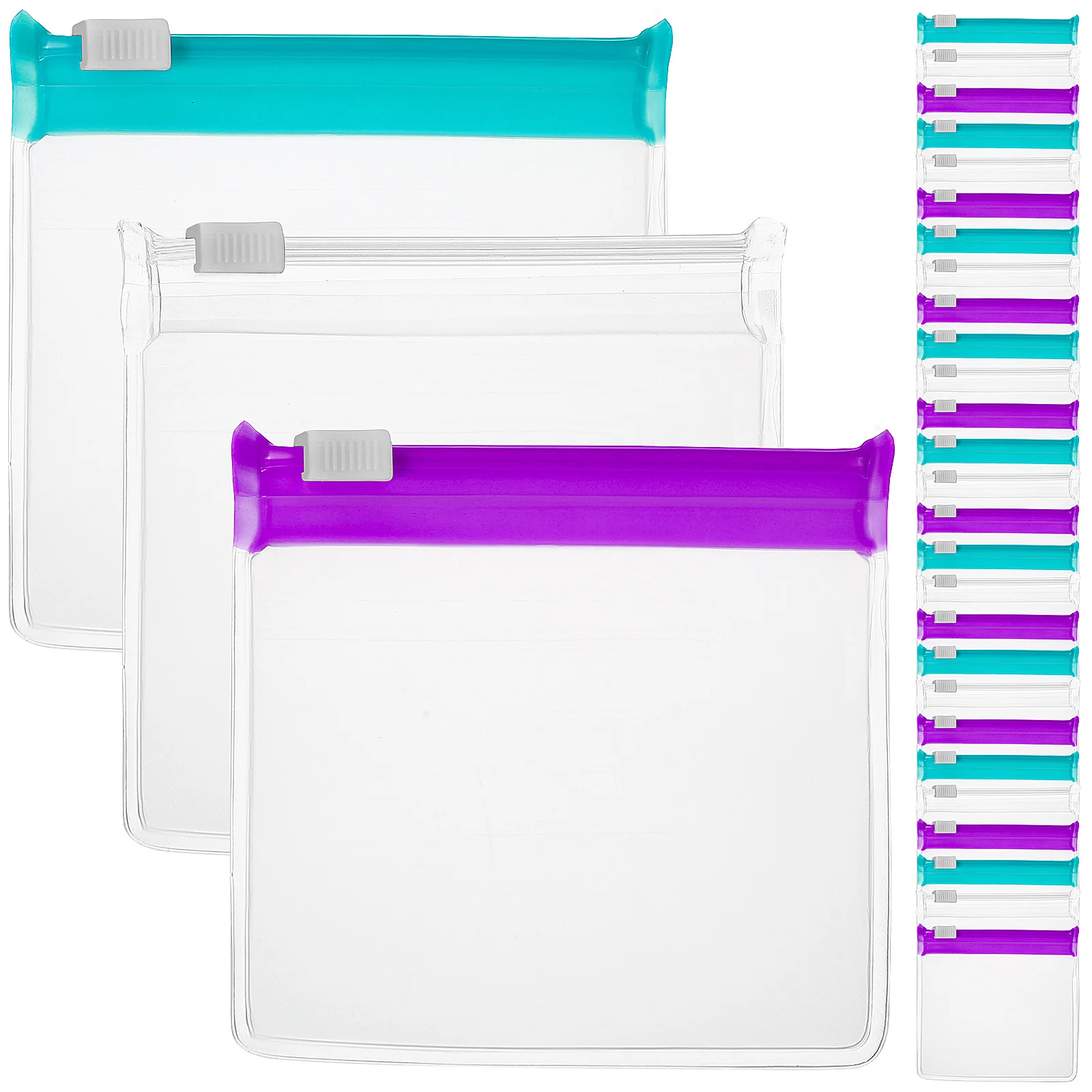 

30 Pcs Pouches Medicine Reusable Bag Travel Organizer Eva Small Traveling Bags