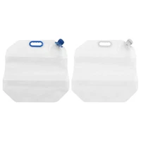 outdoor water bag15l collapsible water container transparent pvc reusable freezable water container emergency portable water bag
