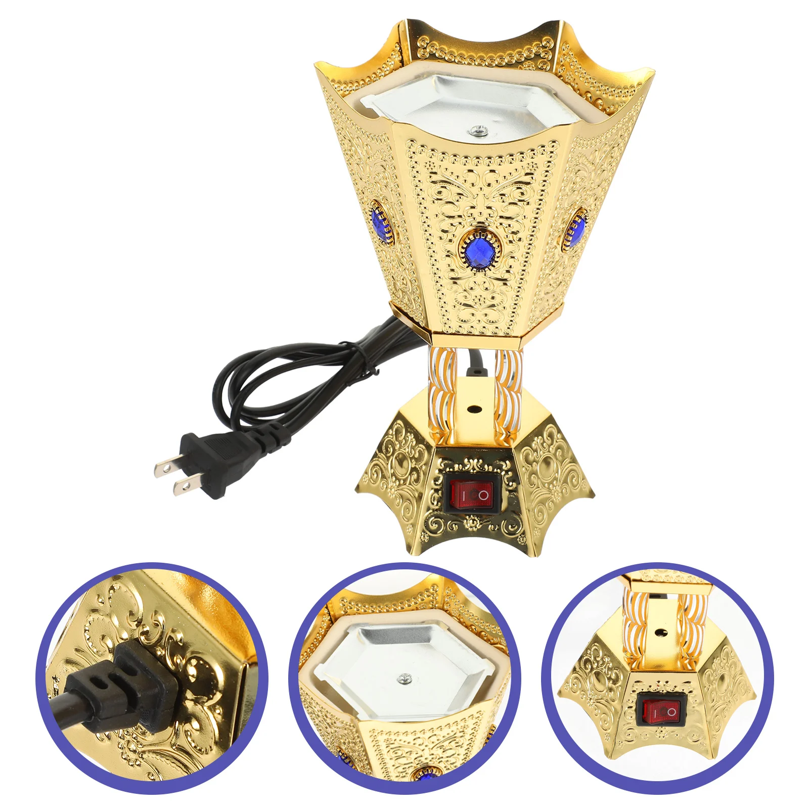 

Plug-in Burner Resin Centerpiece Decorations Aroma Iron Censer