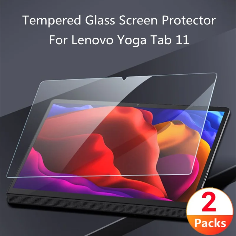 

2Pcs 9H HD Tempered Glass For Lenovo Yoga Tab 11 YT-J706F 11inches 2021 Tablet Screen Protector Explosion Proof Protective Film