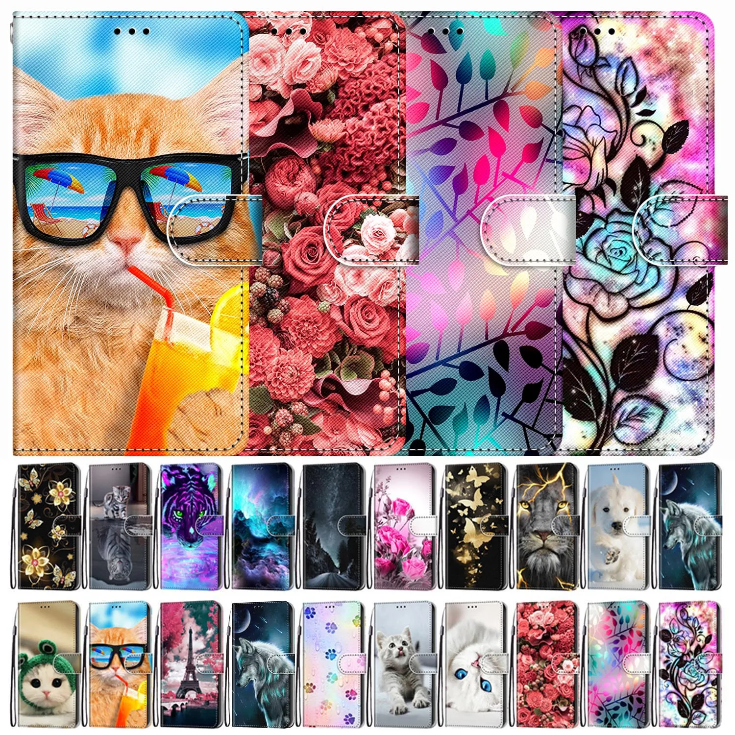 

Flip Leather Cover For Samsung Galaxy M23 M33 M53 F23 A23 A73 5G Case Soft Phone Cover for Samsung A23 A73 5G Coque Bumper Book