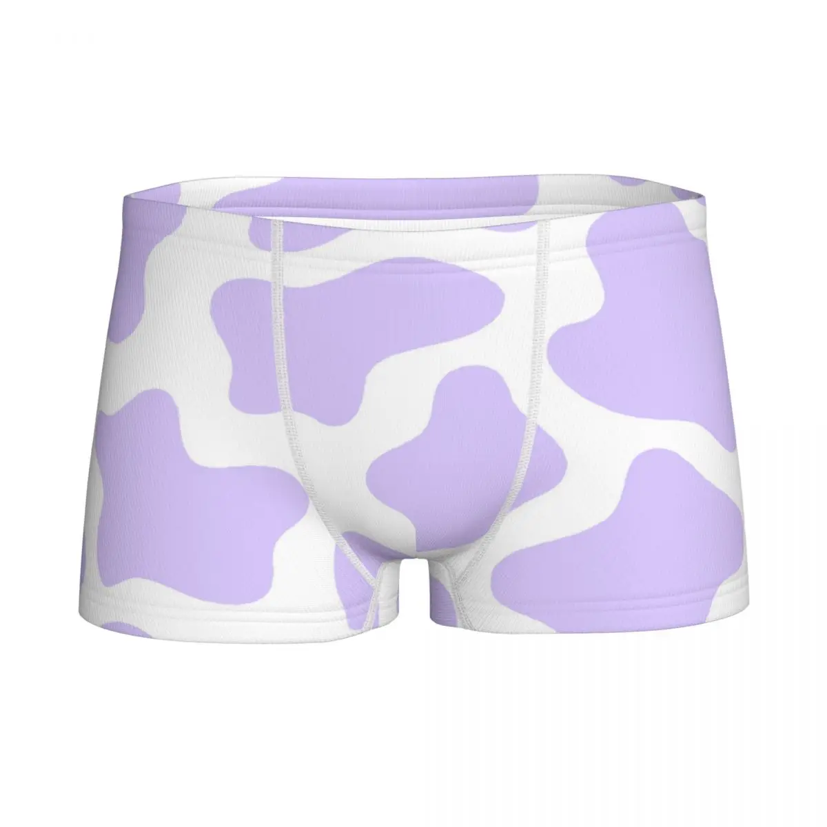 

Man Boys Underwear Purple Cow Print Cute Youth Panties Boxers Teenagers Cotton Underpants