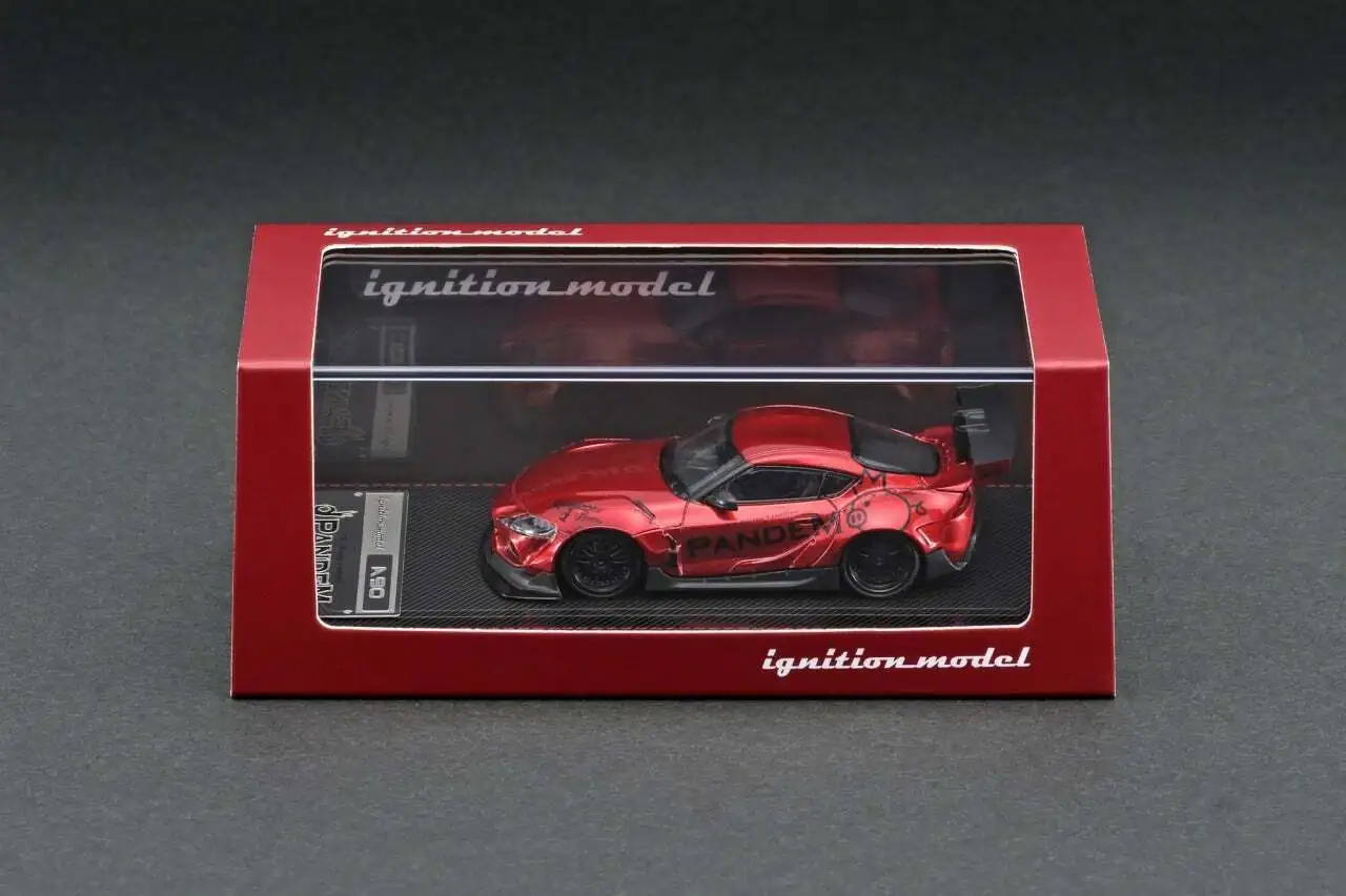 

1/64 Scale PANDEM Supra (A90) Red Metallic (Ignition model IG2332) Diecast Model Car Collection Limited Edition Hobby Toys