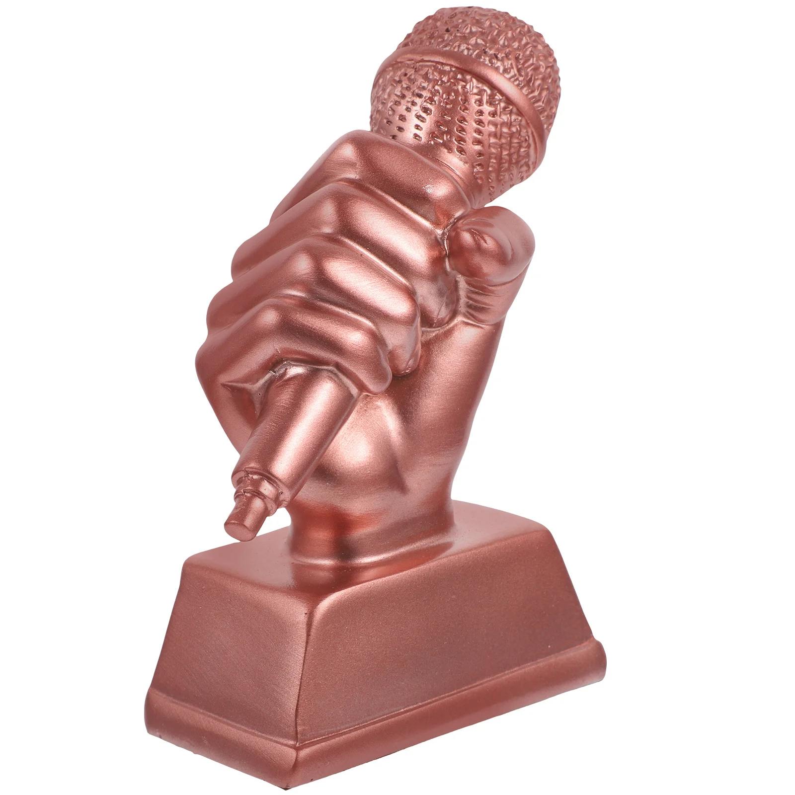 

Music Trophy Microphone Trophy Model Vintage Mic Trophy Music Microphone Trophy Table Ornament