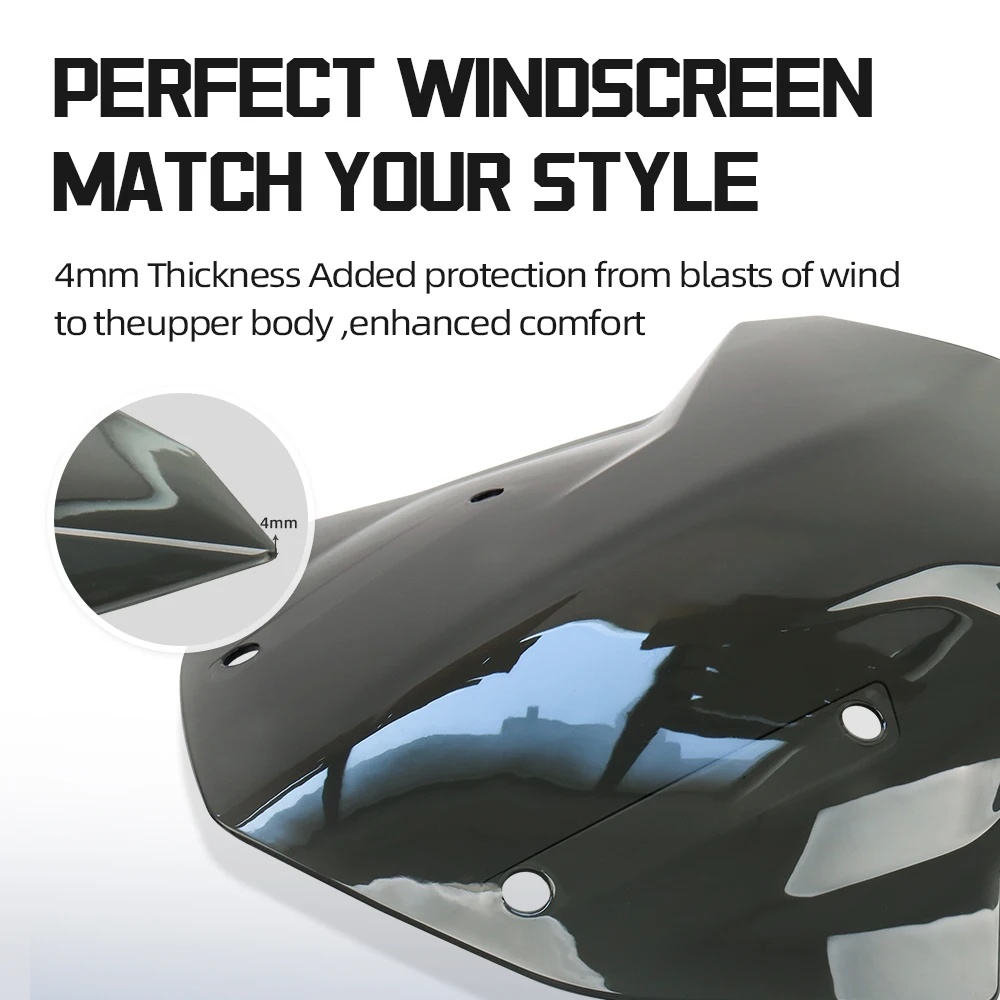 Фото Лобовое стекло мотоцикла R1250GS 2024, 48 см, подходит для BMW R1200GS GS 1250 LC ADV 2013-2023 R 1200GS, дефлектор ветра, пластик PMMA №2