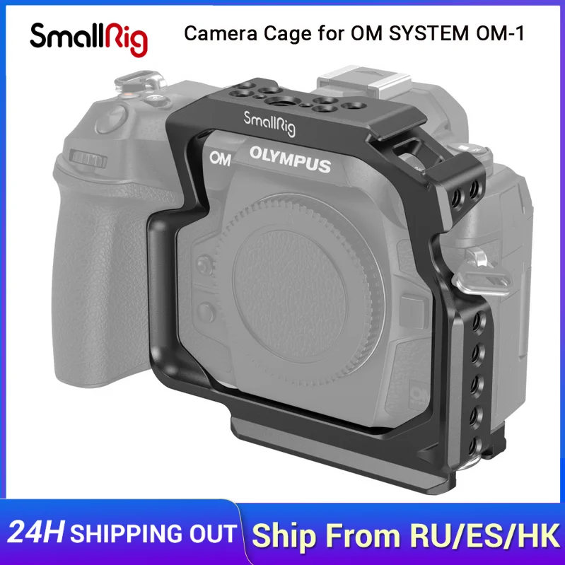 

Клетка для камеры SmallRig для системы OM, легкий корпус из алюминиевого сплава с быстроразъемной пластиной для DJI RS 2 / RSC 2 -3948