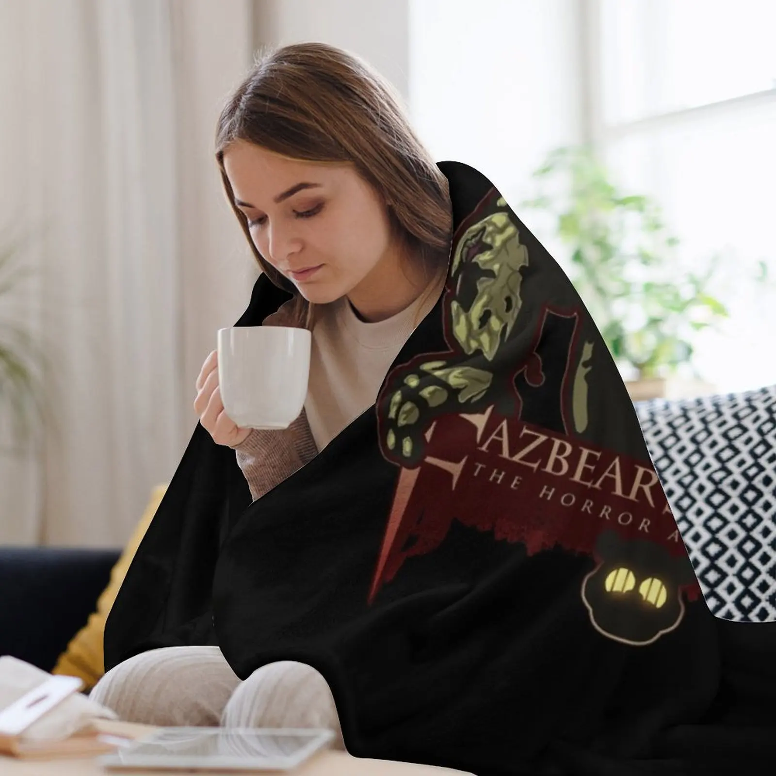 Классическая футболка Fazbear's Fright The Horror Attraction одеяло для пикника кемпинга одеяла