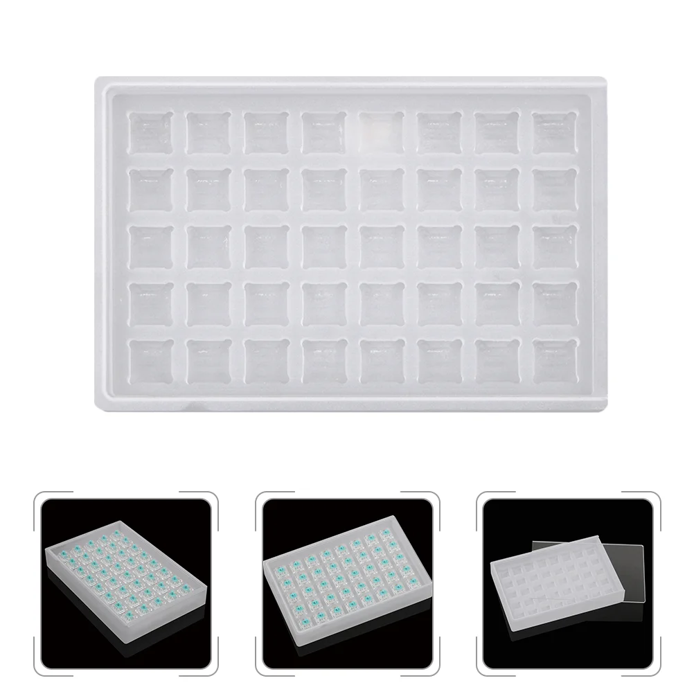 

Acrylic Storage Box Keyboard Shaft Storage Container 40 Grid Storage Box