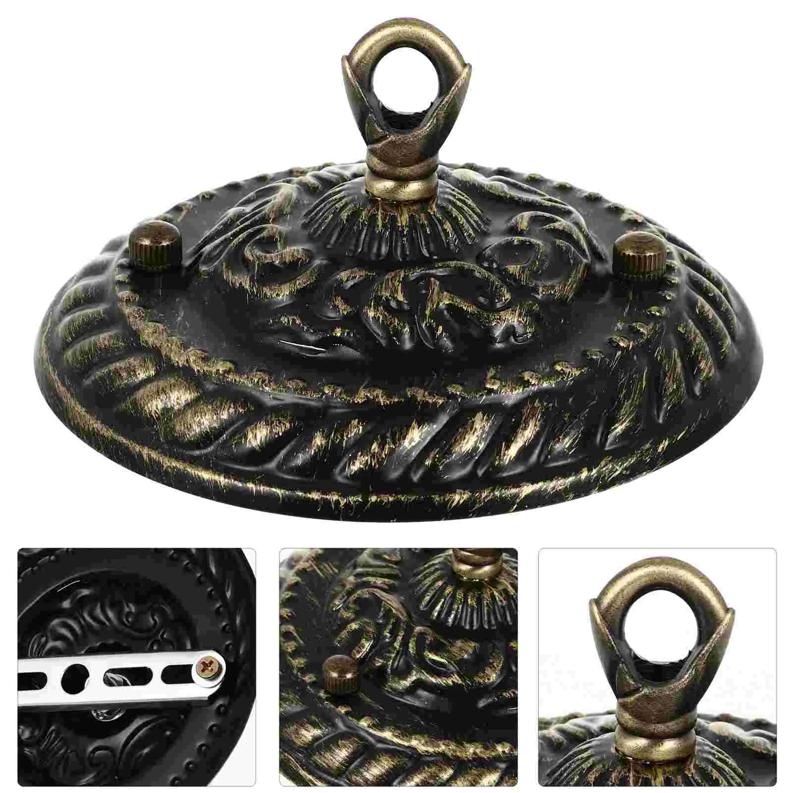 

Plate Cover Base Ceiling Light Lamp Canopy Chandelier Lighting Pendant Lights Mounting Flower Vintage Tabletop Replacement