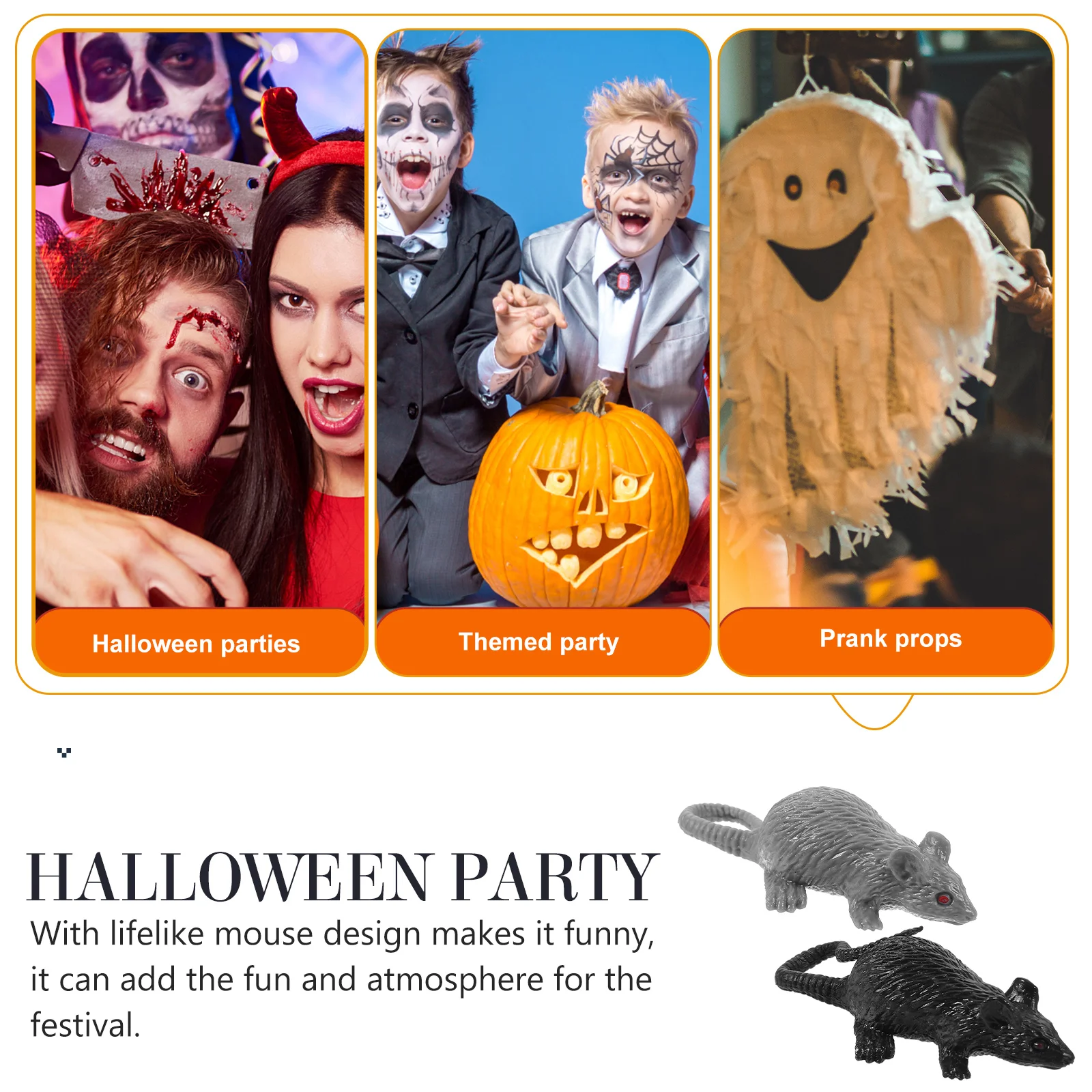 20 шт. реквизит детские костюмы на Хэллоуин фаршированная крыса реалистичная