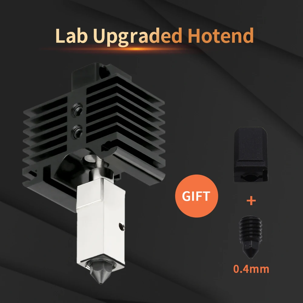 

Lab X1 Upgraded Hotend Plated Copper Heater Block Hardened Steel Nozzle Thermistors HeatersSilicone sleeve For Carbon X1 P1P