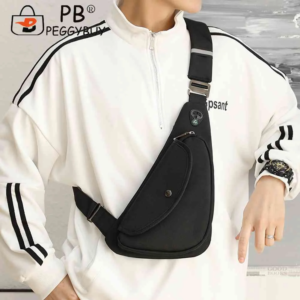

Nylon Men Handbag Anti-theft Sports Belt Pouch with Earphone Hole Small Zipper Waterproof for Running Cycling for Outdoor Travel