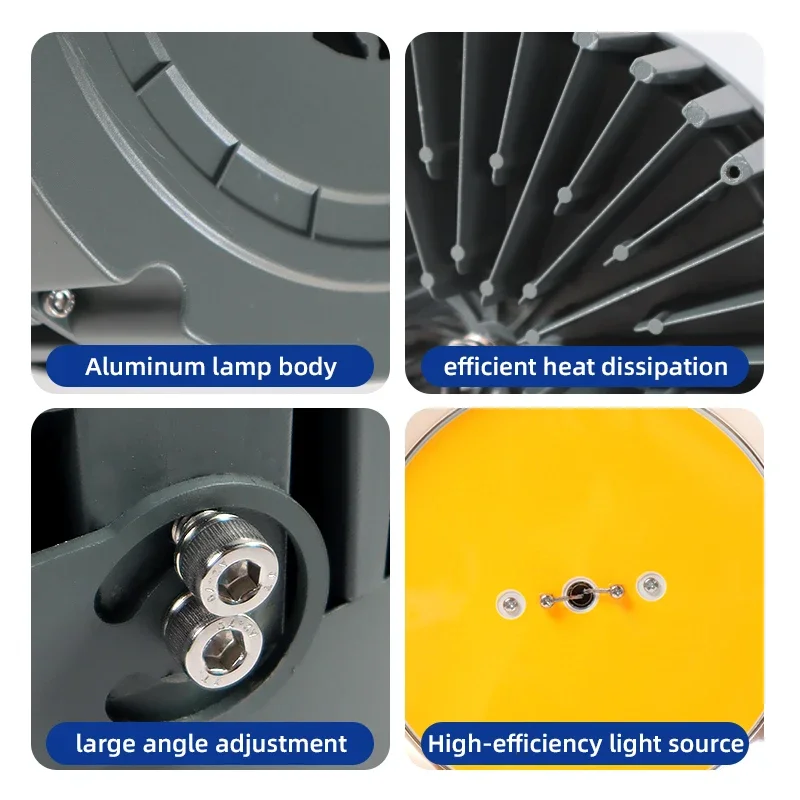 1000 Вт многоцветный светильник для верхней рыбалки зеленый белый голубой IP65