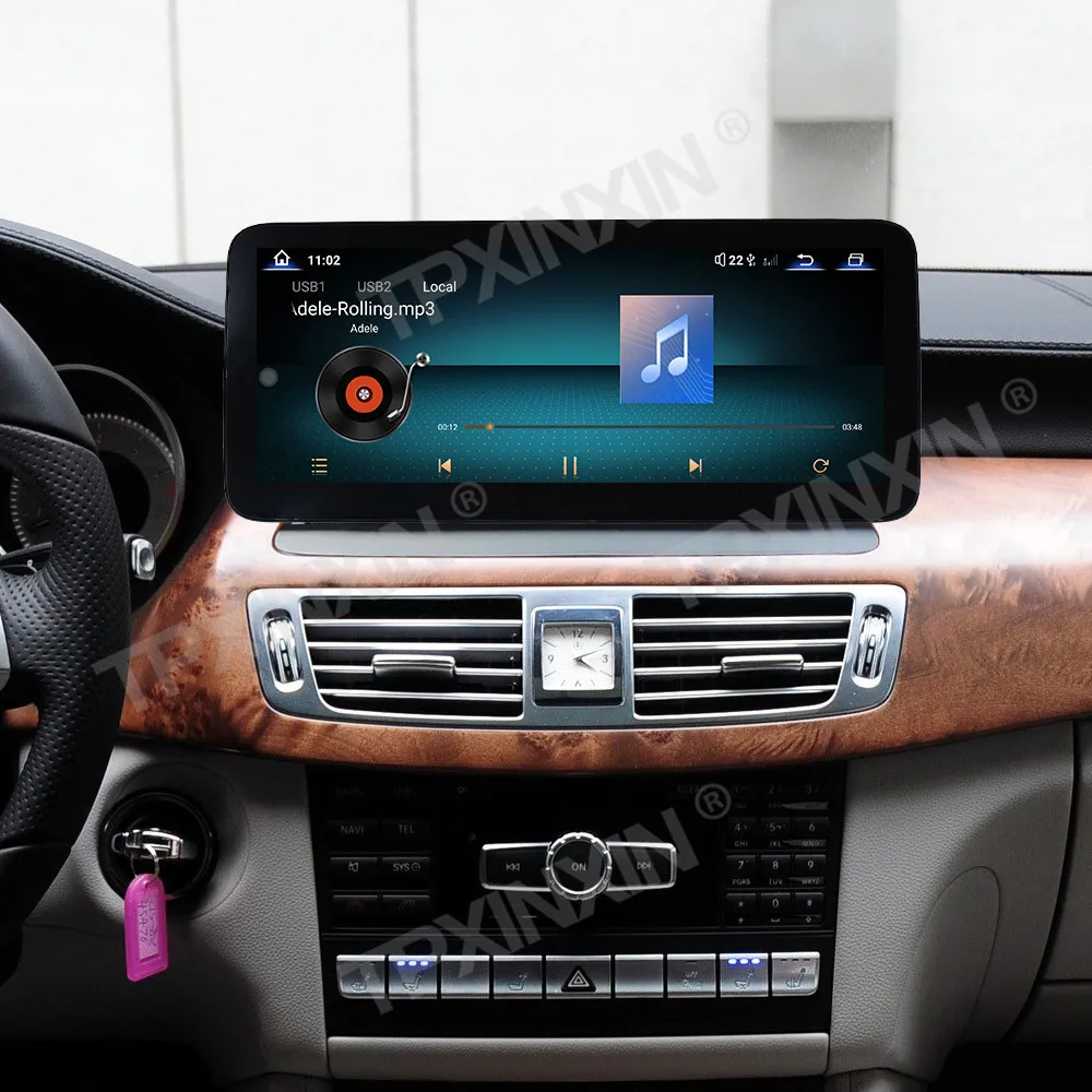 Автомагнитола 12 3 дюйма для Mercedes Benz CLS 2009-2015 DVD мультимедийный видеоплеер стерео