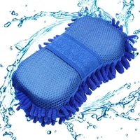 hot car wash gloves car cleaning sponge car window cleaning ultrafine fiber chenille anthozoan washer sponge brush supplies
