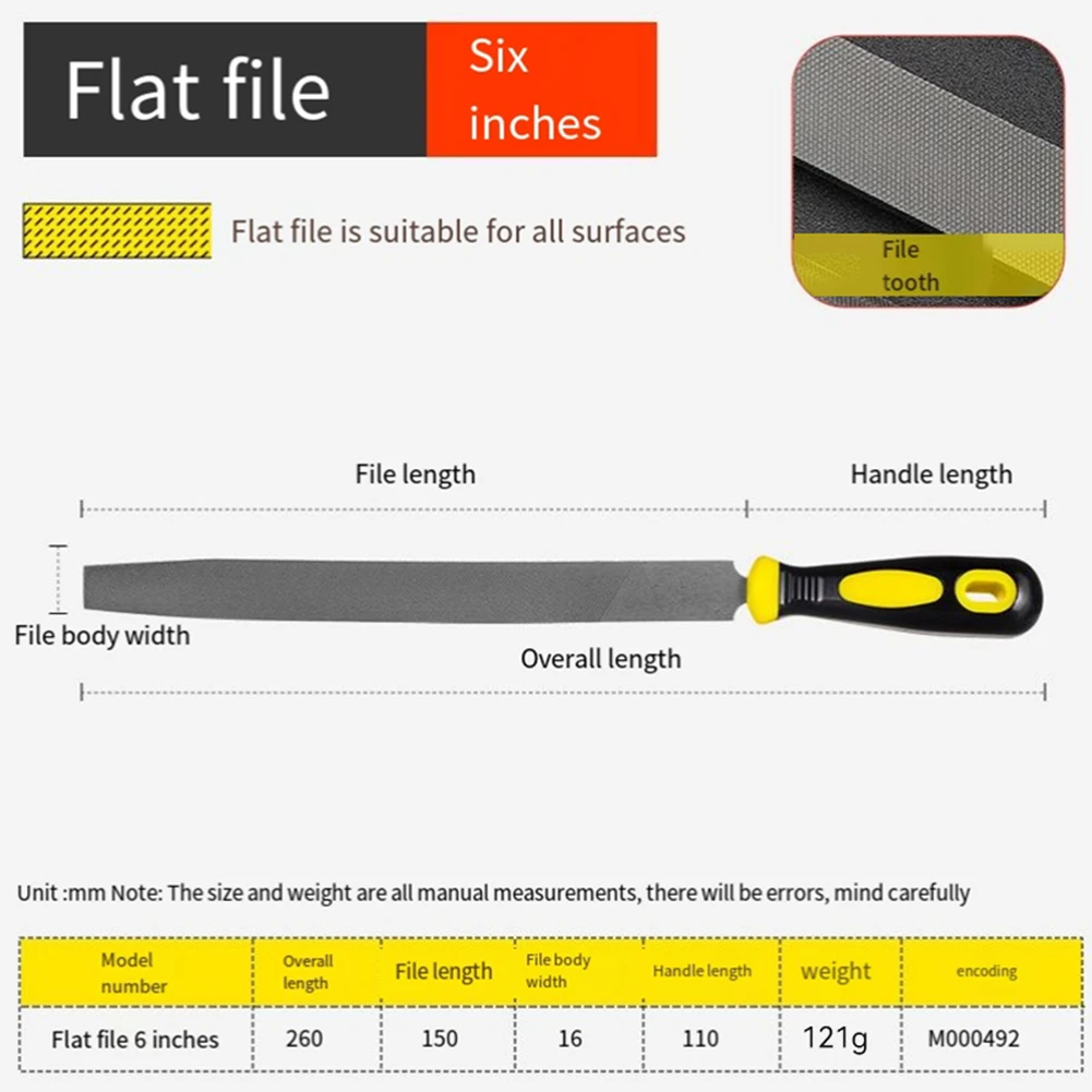 2 шт. 6 дюймов мягкая ручка различные инженерные металлические напильники набор