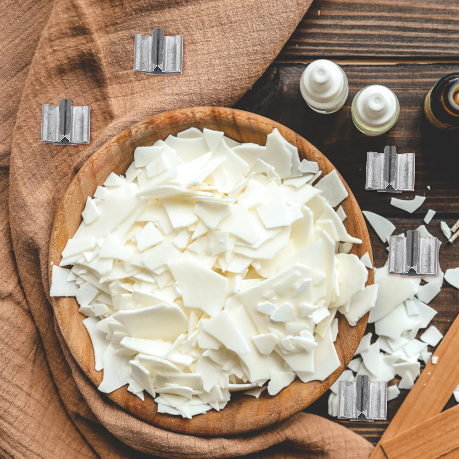 Деревянный держатель для фитиля держатели вкладок металлическая основа