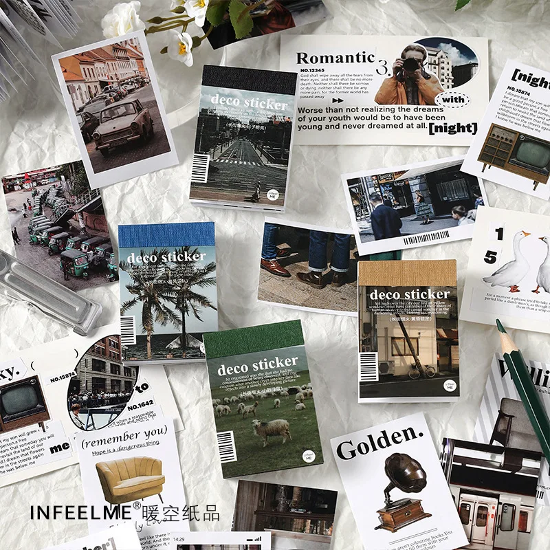 

50PCS Stickers Pegatinas Stationery Notebook Hentai Scrapbooking Autocollants Stationery Supplies Aesthetic Retro Creative