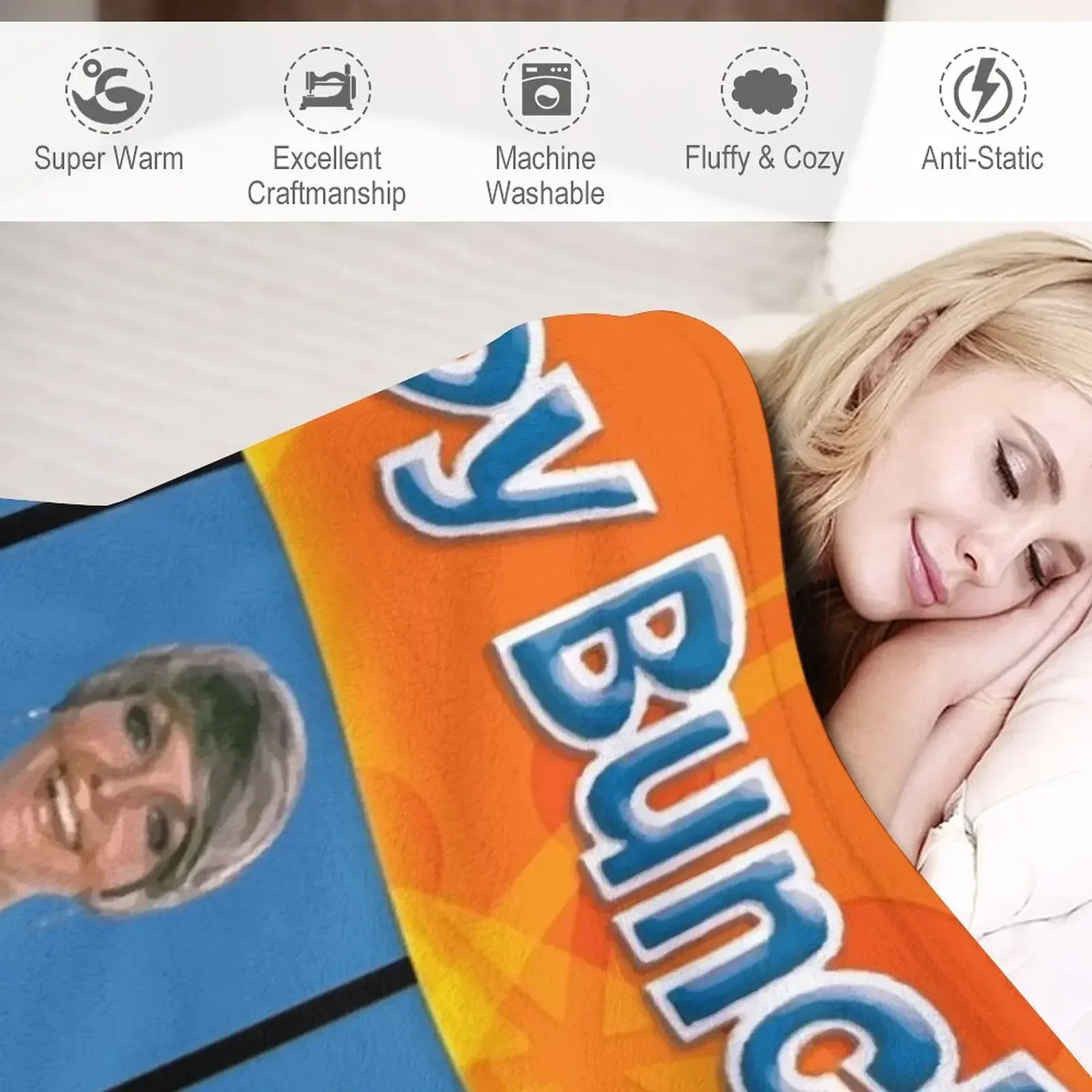 Одеяло Brady Bunch идеи подарков на День святого Валентина мягкие плед для детских