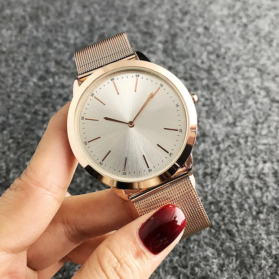 Brand Wrist Watches Men Women Ladies Unisex Crocodile Style Quartz Casual Steel Metal Band Clock LA08