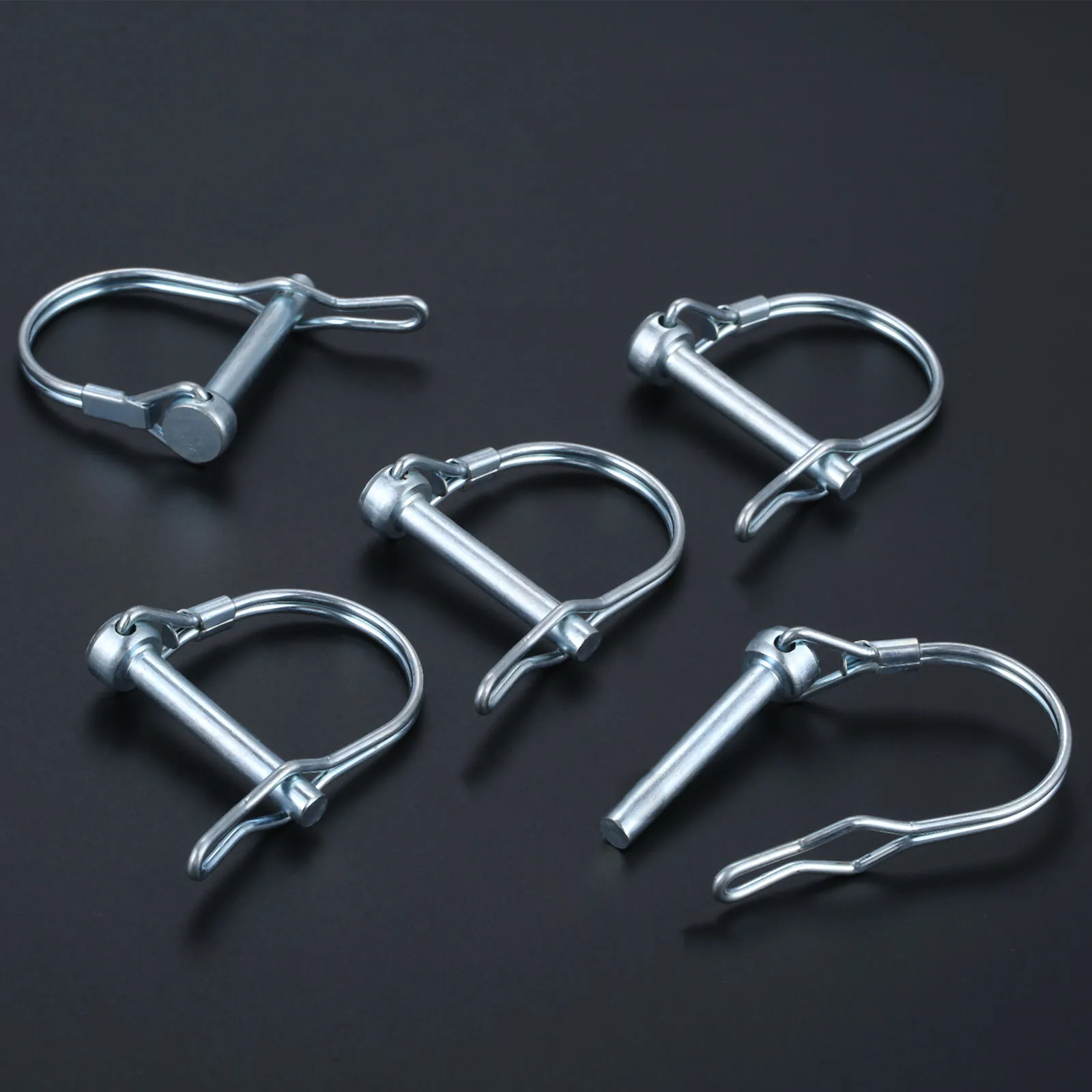 5/2 шт., быстроразъемная муфта для прицепа, грузовика, предохранительный штифт, велосипедная коляска, грузовая лодка, крючок, зажим, D-образная пряжка, штифт